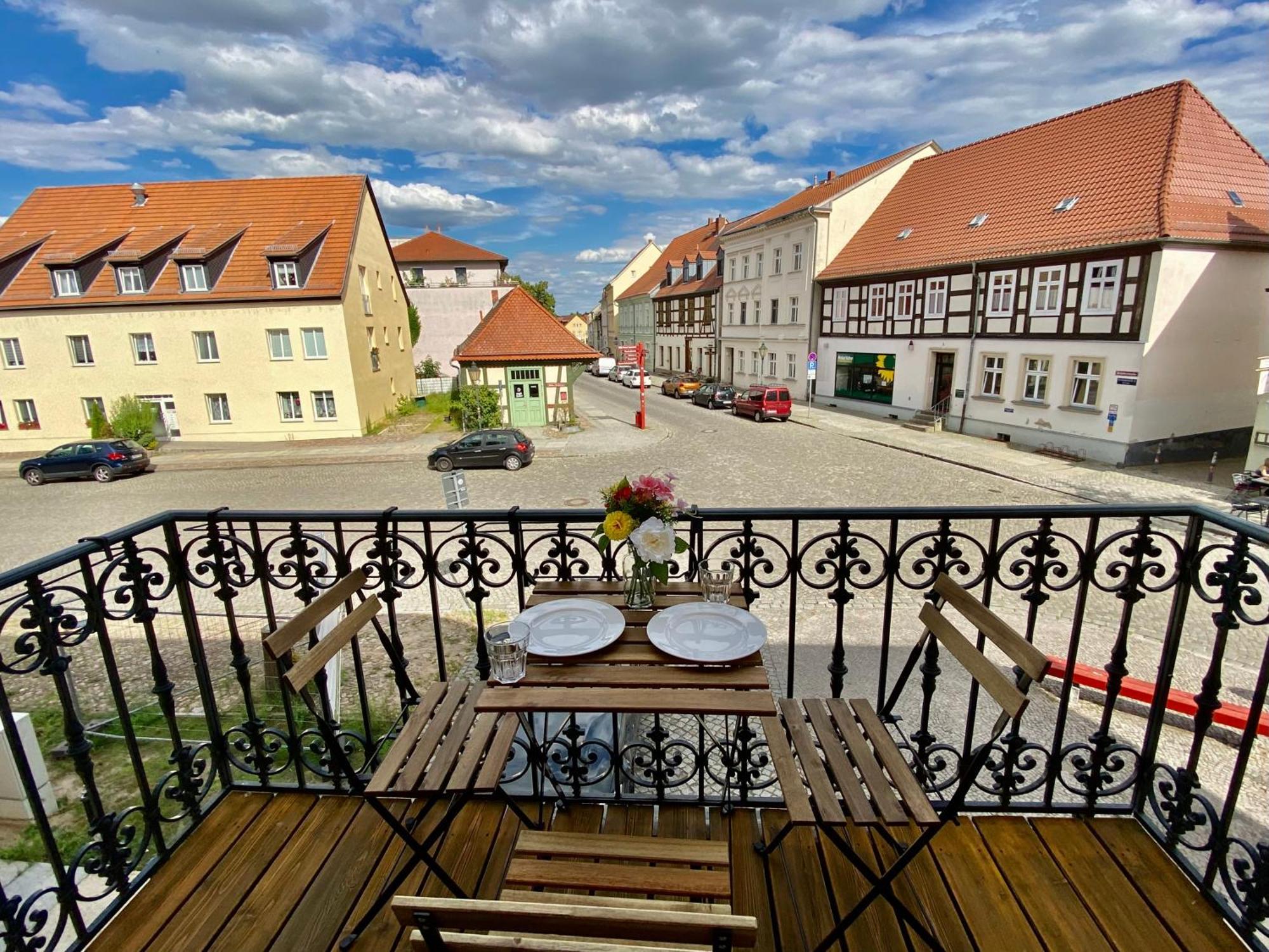 Apartments Am Markt Angermunde Esterno foto